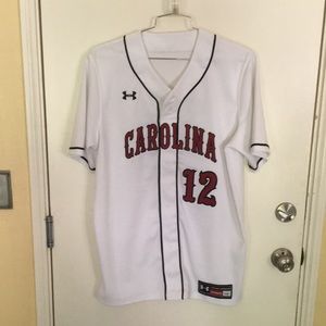 South Carolina UA Faux Button Baseball Jersey Sz L
